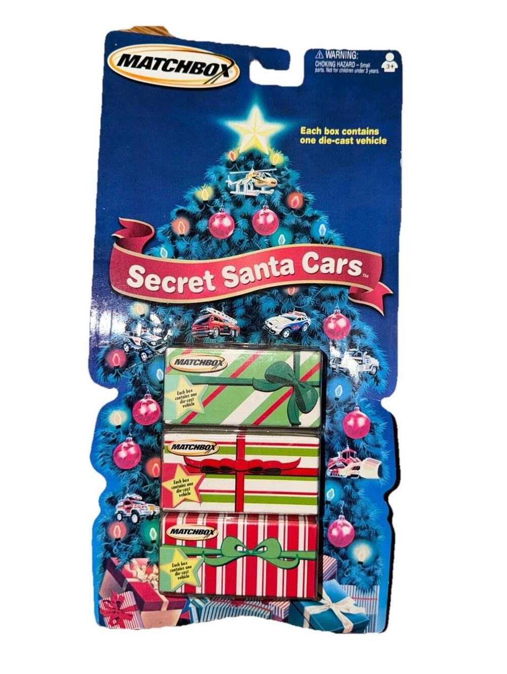 Matchbox Secret Santa Cars Die-Cast Vehicle Set - 3 Pack